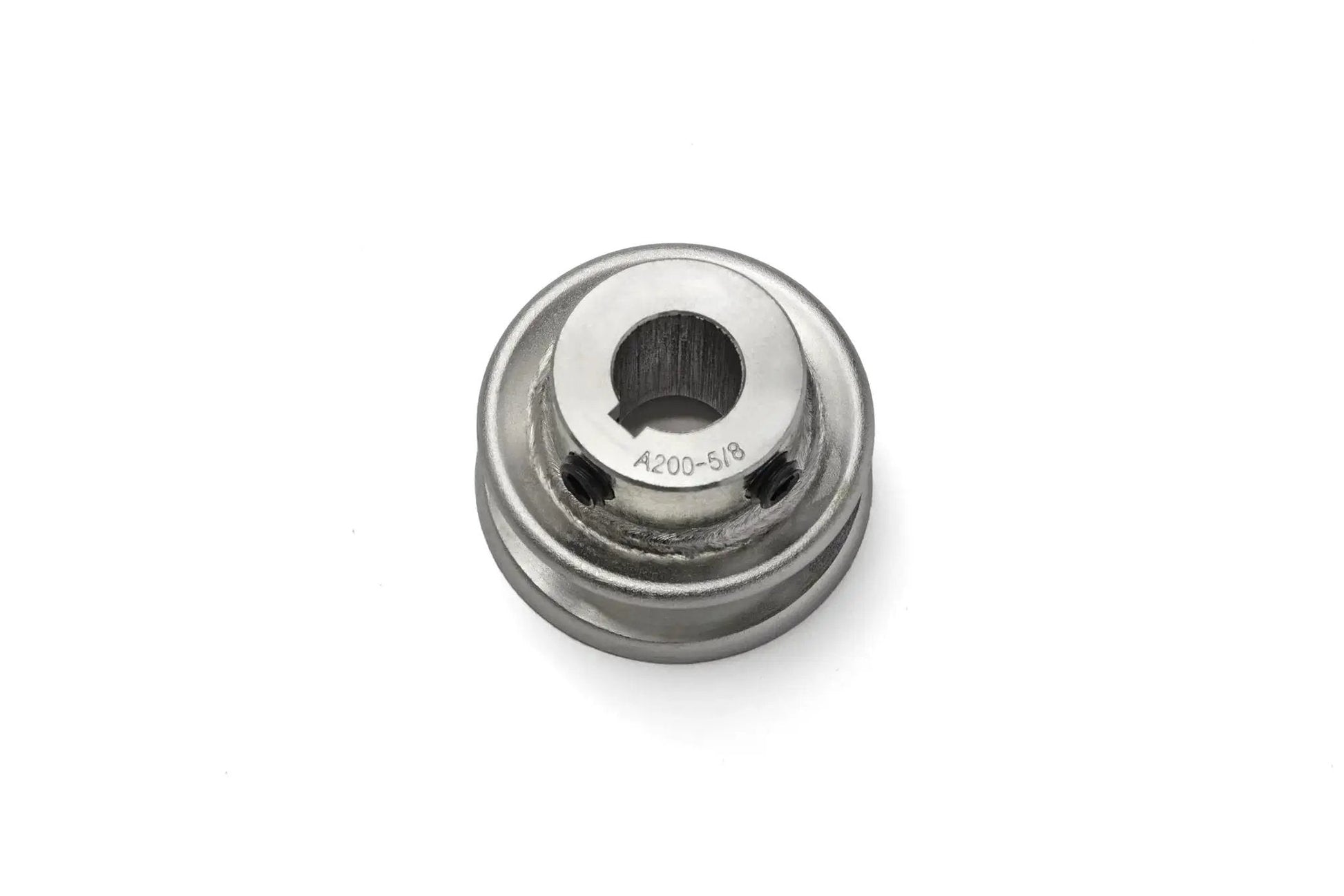 General Purpose Rugged V Groove Drive Pulley For Power Transmission Two Inch Outer Diameter Inner Diameter Five Eighths Inch Belt