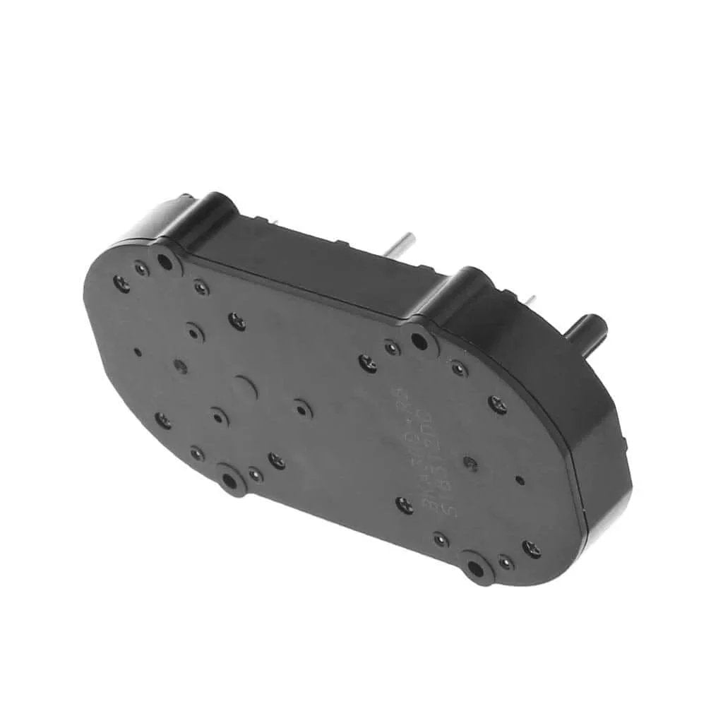 Stepper Rotation Motor 270 Degrees Auto Instrument Machine Black Plastic+Metal, 2.9 5.9cm, side view