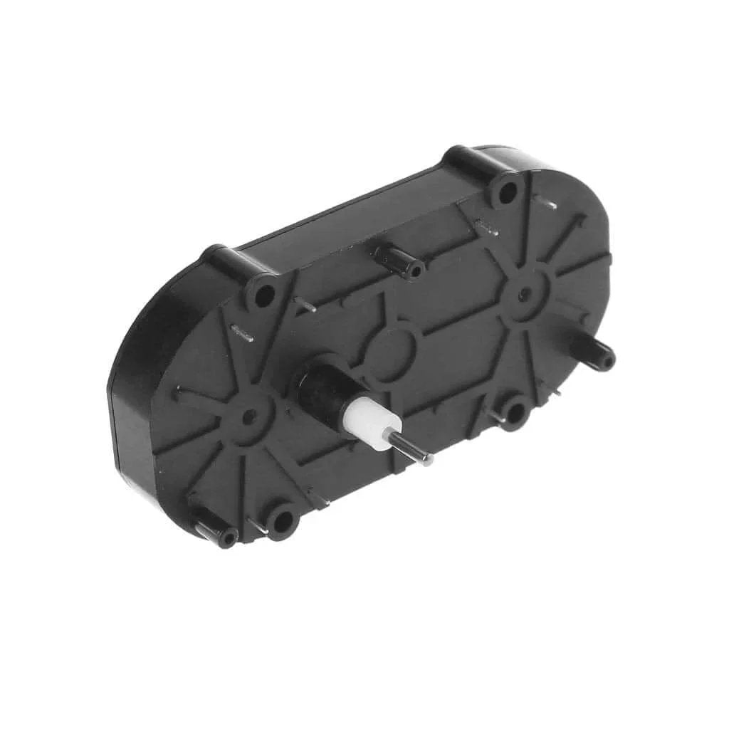Stepper Rotation Motor 270 Degrees Auto Instrument Machine Black Plastic+Metal, 2.9 5.9cm, oval black plastic casing with shaft