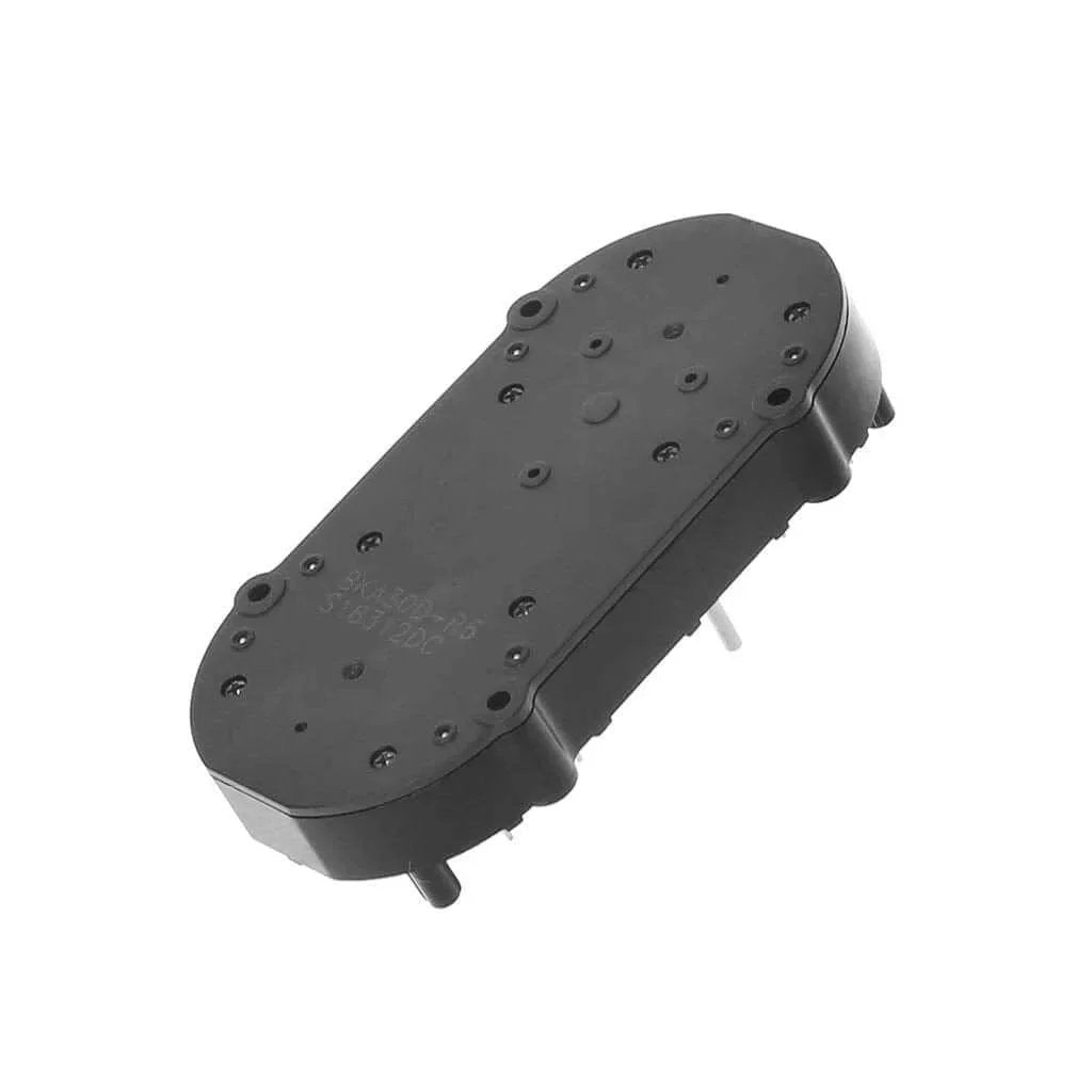 Stepper Rotation Motor 270 Degrees Auto Instrument Machine Black Plastic+Metal Black Plastic+Metal, 2.9 5.9cm(1.14 2.32in) side view