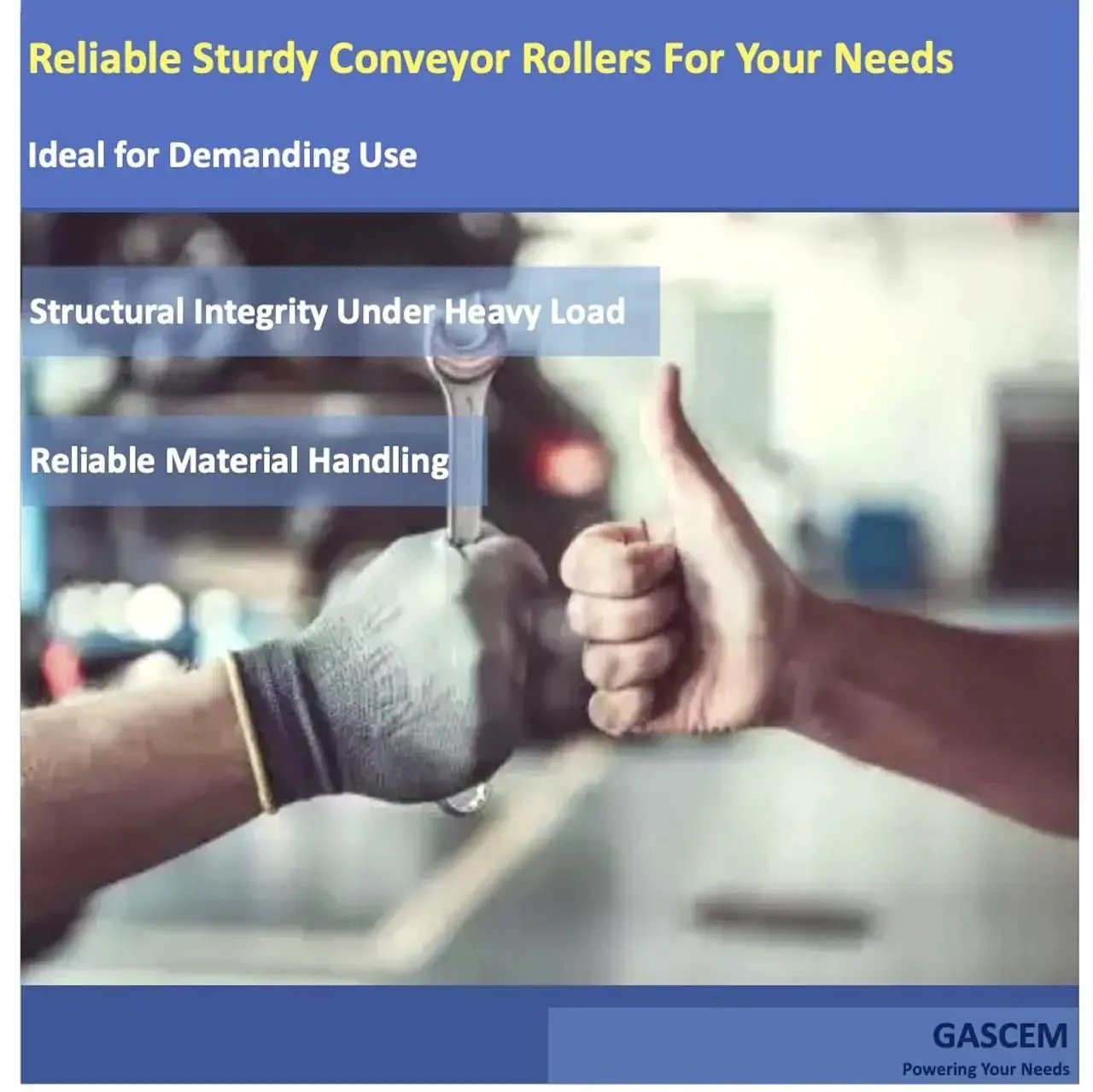 Hands shaking in agreement on using Set Of 2 Heavy Duty Galvanized Steel Conveyor Rollers For Roller Conveyor Systems.