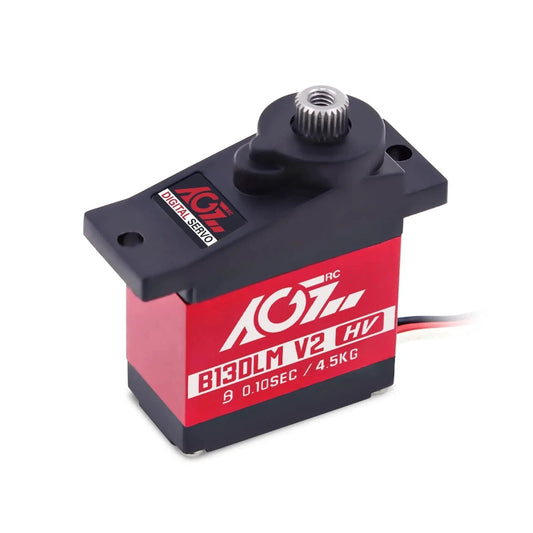 Sub-Micro Servo Motor - Upgrade Metal Case Titanium Gear 4.5kg HV Mini Servo for 1/14 1/18 1/24 RC Cars Planes B13DLM V2