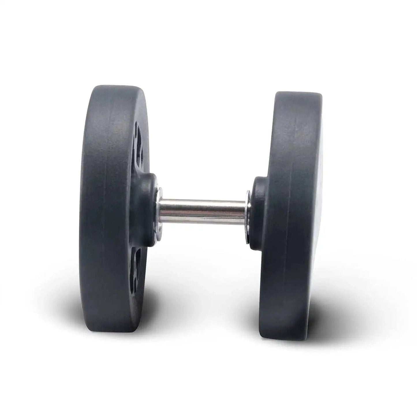 Suitcase Wheels Replacement 360 Spinner Kit 60mm Diameter universal rubber trolley casters with axles and bearings front view