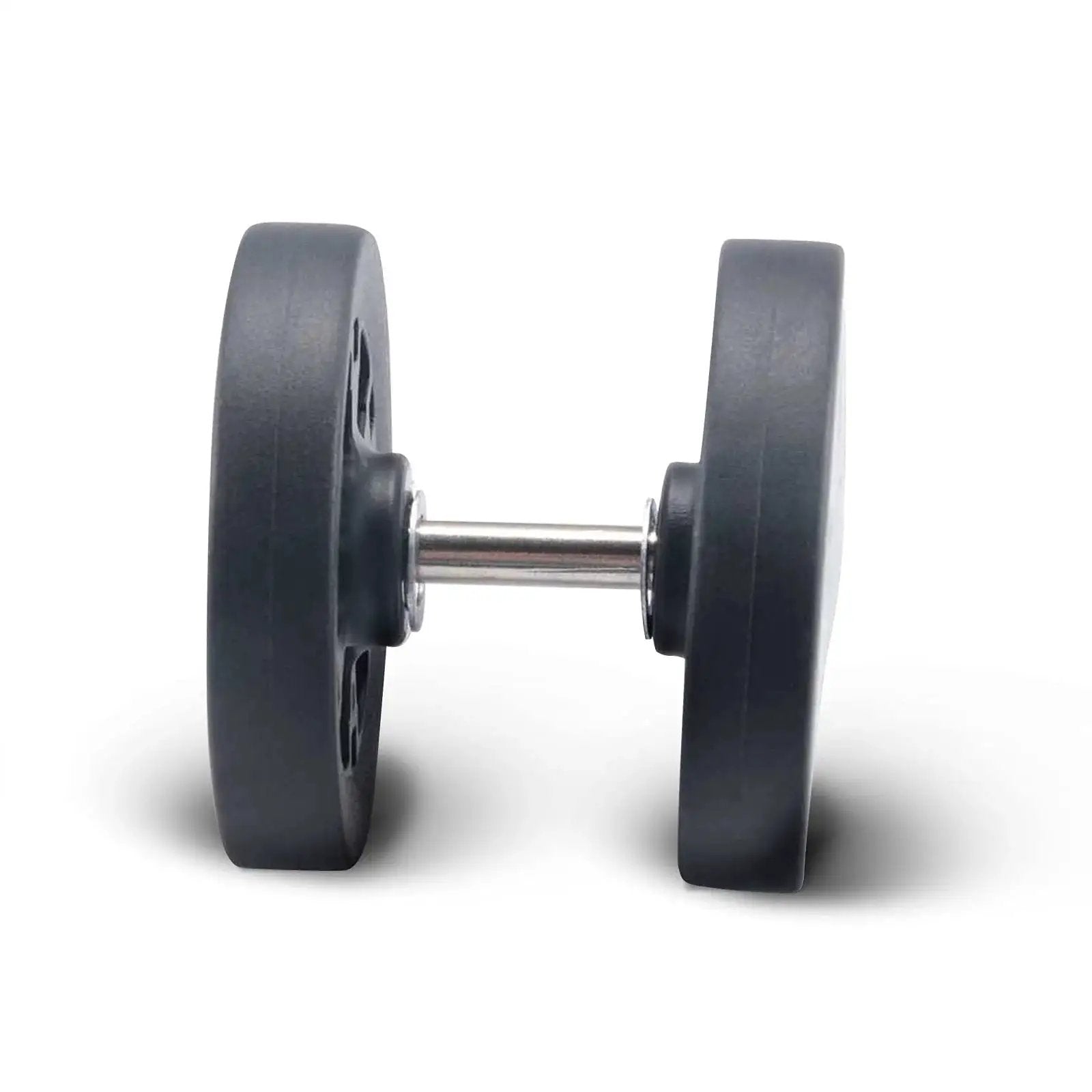 Suitcase Wheels Replacement 360 Spinner Kit 60mm Diameter universal rubber trolley casters with axles and bearings front view