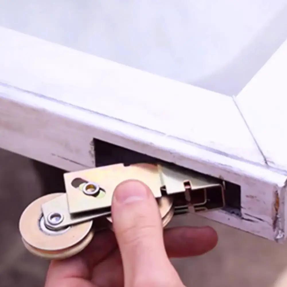 Installing Patio Door Tandem Roller Replacement Kit For Sliding Doors And Screens Includes Two One And One Quarter Inch Steel Ball Wheel Bearings