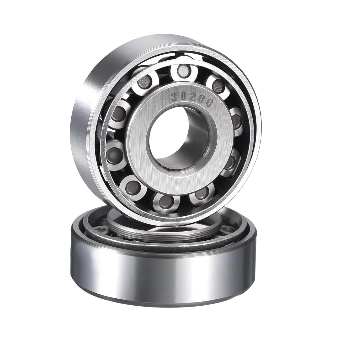 2 Pack 30200 Tapered Roller Bearing Cone and Cup Set, 10mm Bore 30mm OD 12mm Cup Width, Chrome Steel Wheel Bearings, ABEC-3
