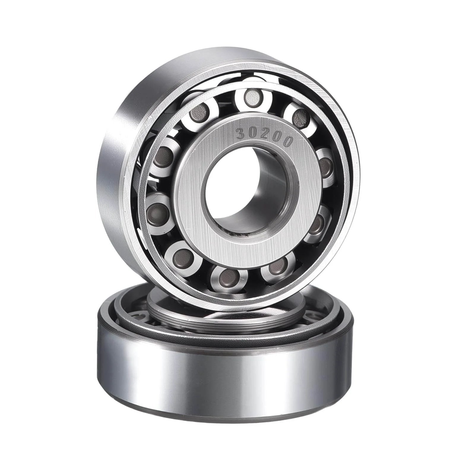 2 Pack 30200 Tapered Roller Bearing Cone and Cup Set, 10mm Bore 30mm OD 12mm Cup Width, Chrome Steel Wheel Bearings, ABEC-3