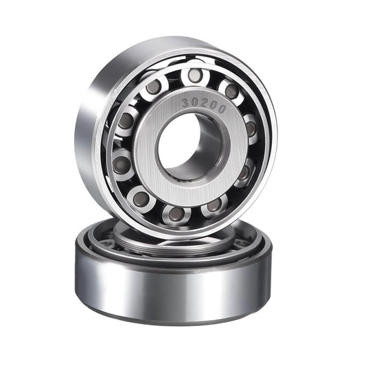 2 Pack 30200 Tapered Roller Bearing Cone and Cup Set, 10mm Bore 30mm OD 12mm Cup Width, Chrome Steel Wheel Bearings, ABEC-3