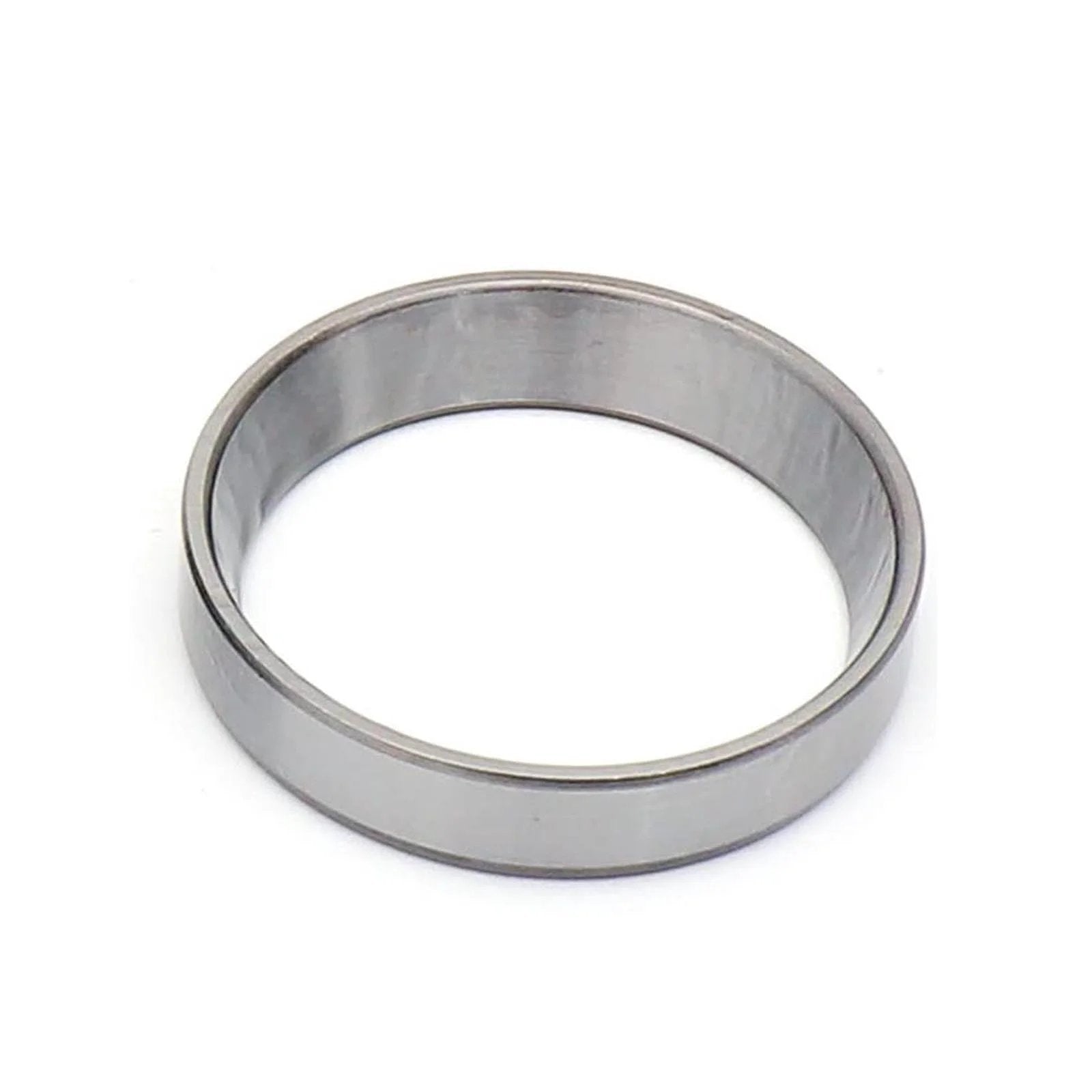 L68149 L68111 Tapered Roller Bearing Cup and Cone Set SET17, Set of 2, chrome steel, side view of cup showing precise fit