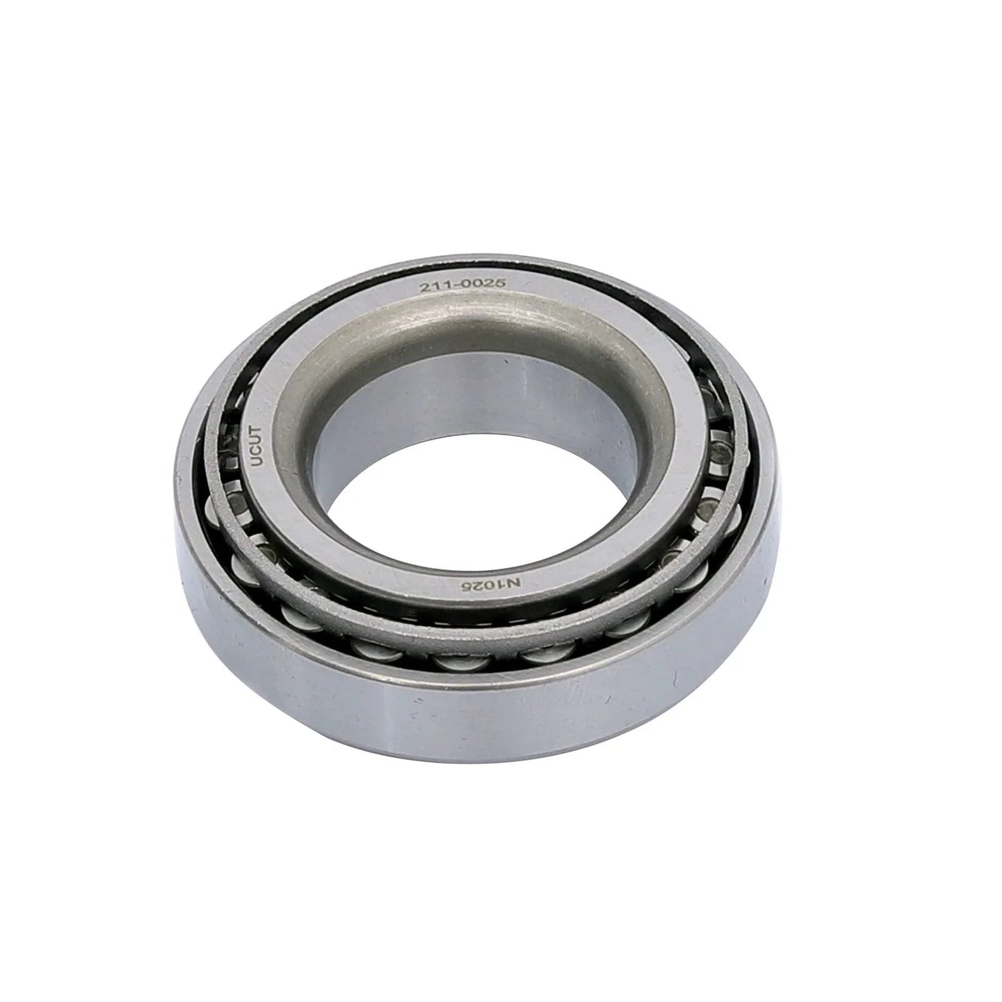 Close-up of 4 Sets Wheel Bearings - L44649/L44610 - ID 1.0625" x OD 1.980", tapered roller bearings cup and cone for trailers