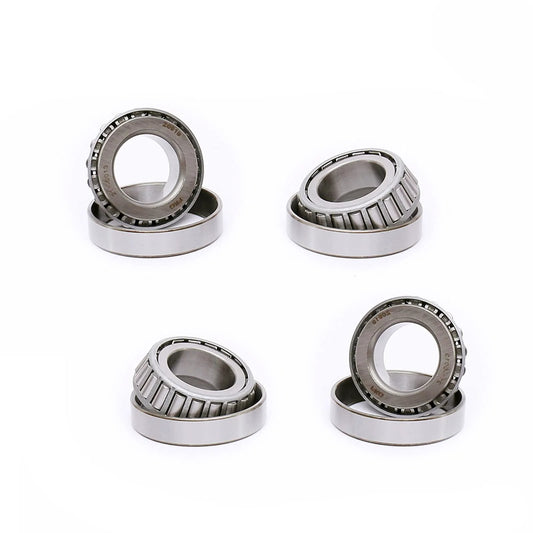 25580/25520 Tapered Roller Bearing Cup and Cone Set, Set of 4, displayed from a front angle on white background