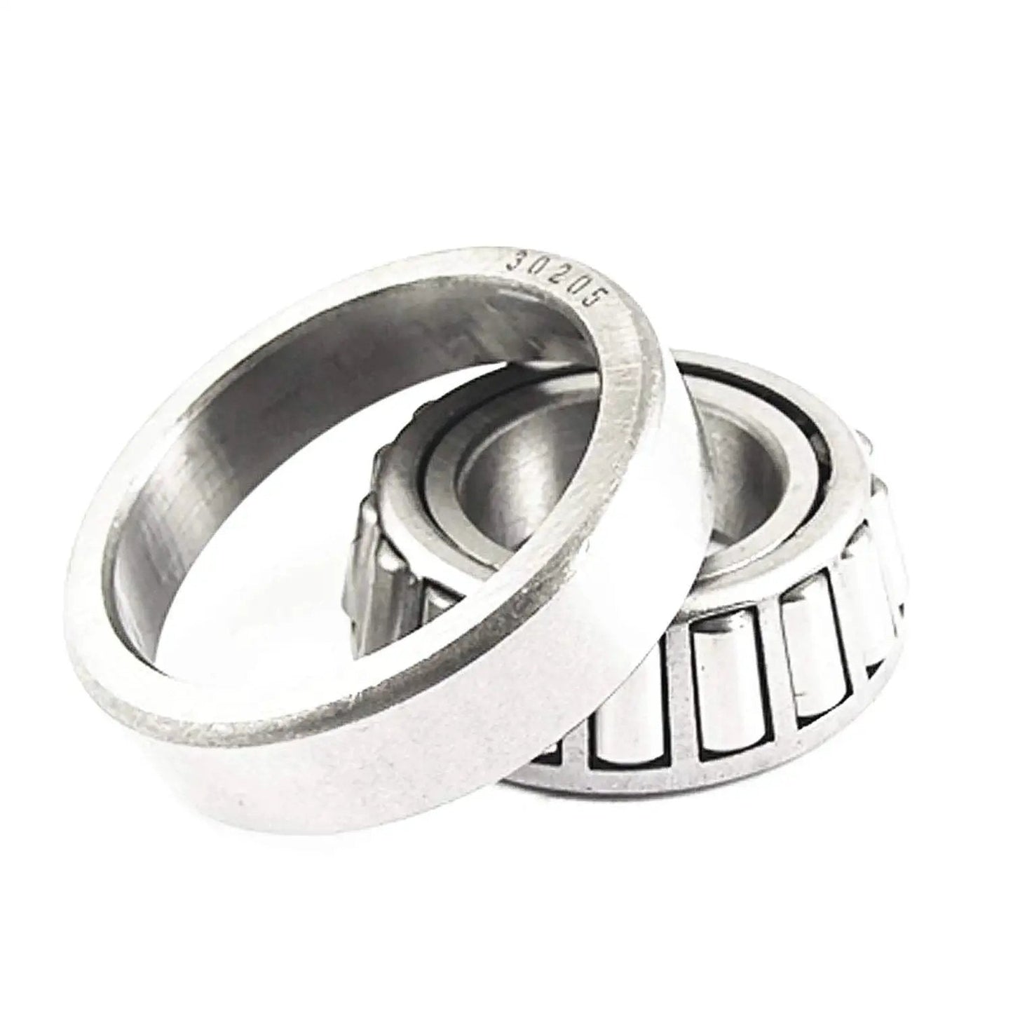 Two Pack 30205 Tapered Roller Bearing Set Cone And Cup 25 Mm Bore 52 Mm Outer Diameter 16.25 Mm Width Ideal For Automotive Wheel Hubs