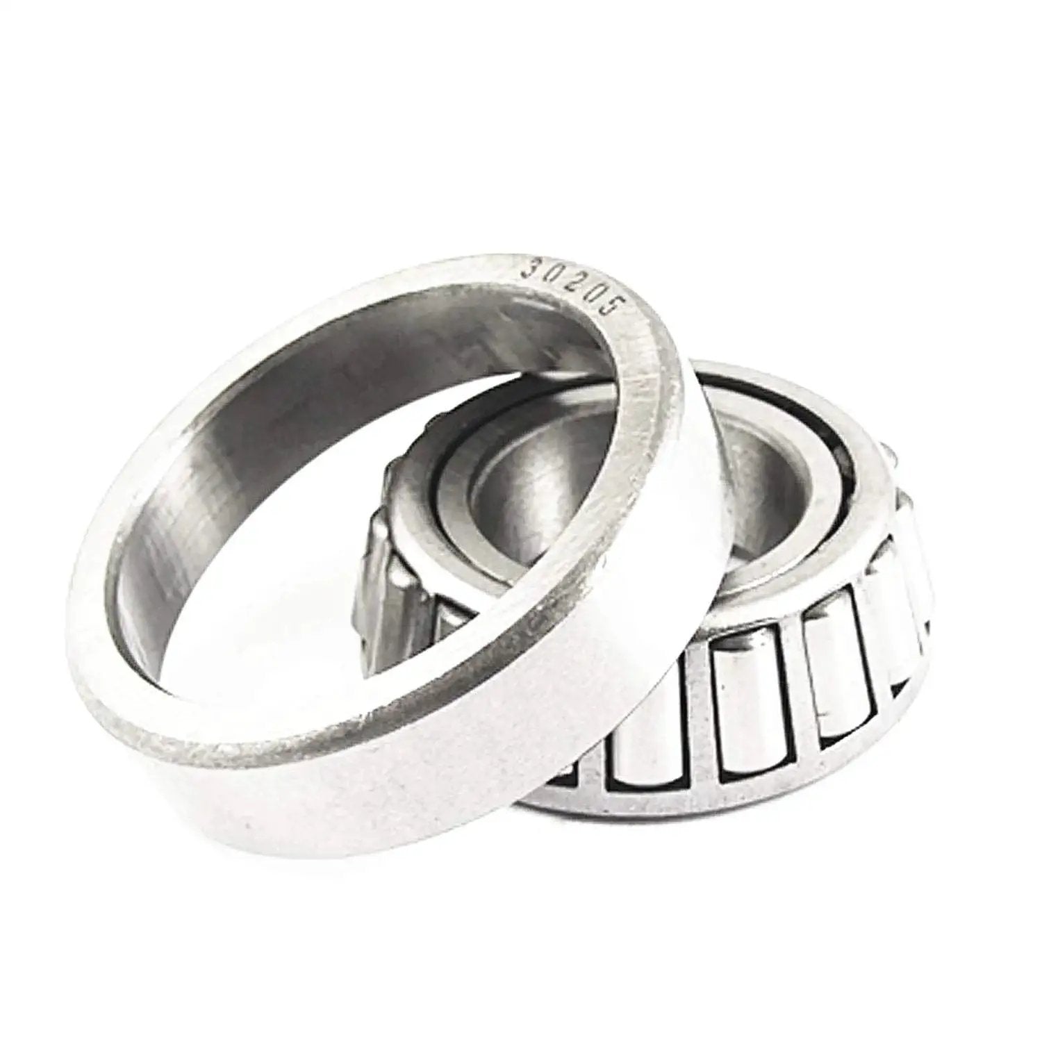 Two Pack 30205 Tapered Roller Bearing Set Cone And Cup 25 Mm Bore 52 Mm Outer Diameter 16.25 Mm Width Ideal For Automotive Wheel Hubs