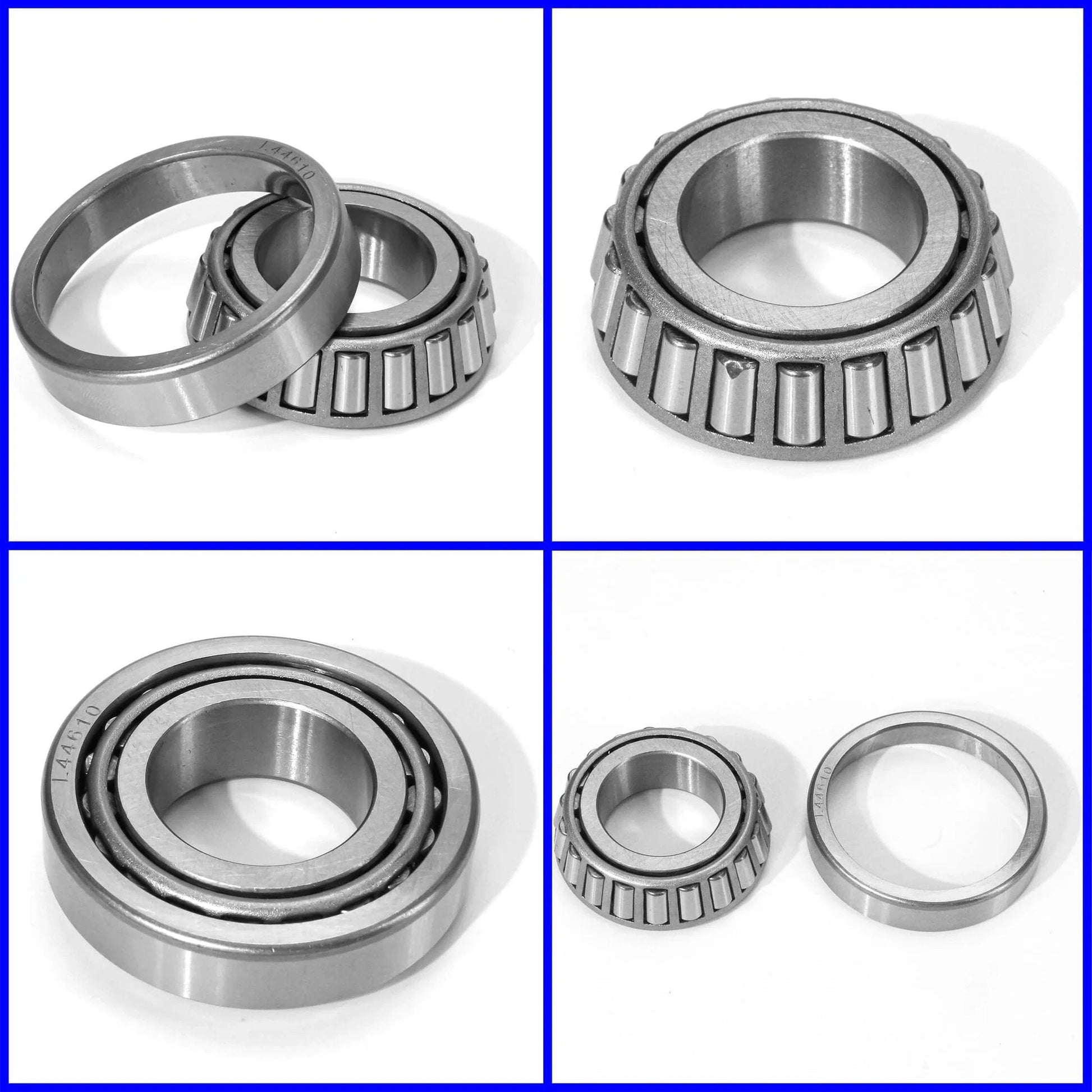 L44643/L44610 Tapered Roller Bearing Cone and Cup, 1.0000" Bore x 1.9800" OD x 0.5906" Thick Chrome Steel Taper Set A14 Bearings