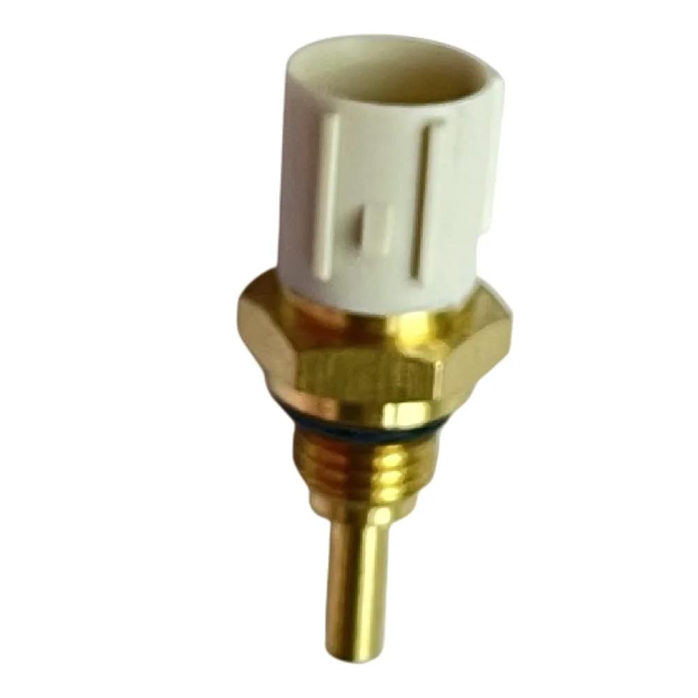 Temperature Sensor For Acura Honda Vehicles 1997 To 2003 compatible, featuring a brass body and white connector for engine coolant readings.