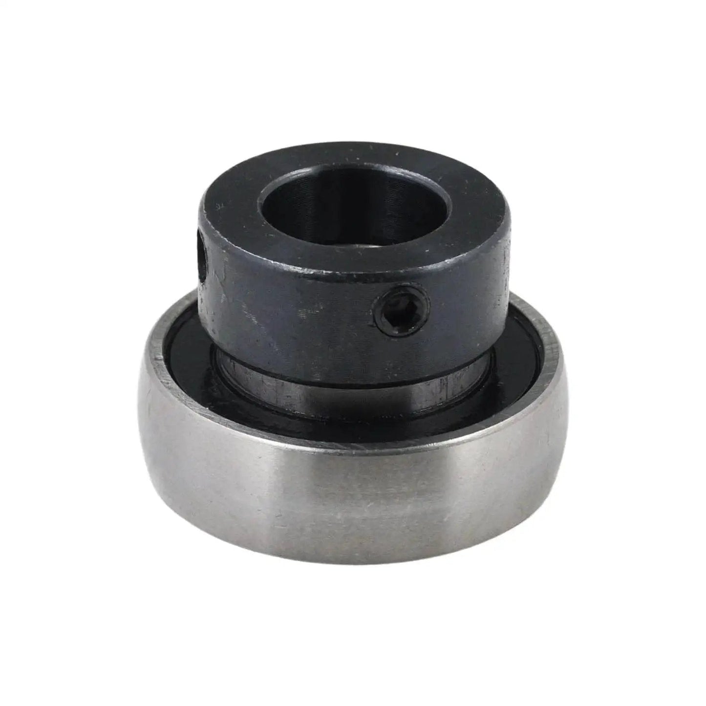 Three Quarters Inch Shaft Insert Bearing With Eccentric Locking Collar And Forty Seven Millimeter Outer Diameter Spherical OD front view.