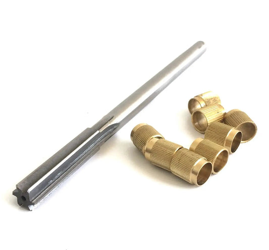 Pro Grade Throttle Shaft Bushing Repair Kit For Three Eighths Carbs, Includes Eight Brass Bushings And One Carbon Steel Reamer