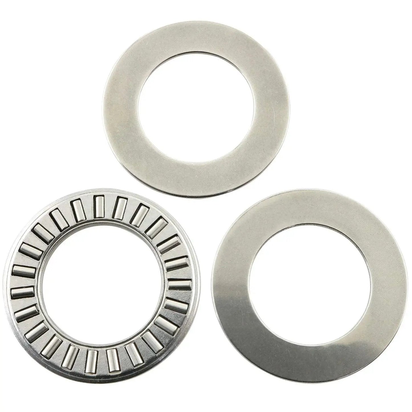 Thrust Needle Roller Bearing Kit For One Way Axial Load, 6 Sets NTA1220 Plus 2 TRA Washers, steel cage rollers, MEETOOT