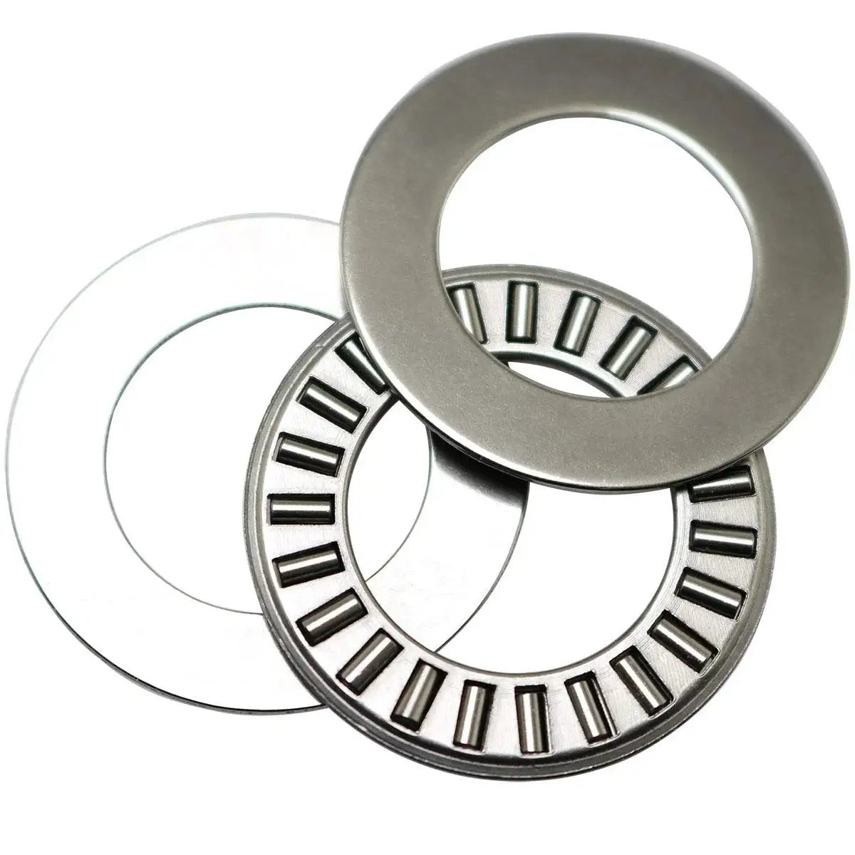 Thrust Needle Roller Bearing Kit For One Way Axial Load, 6 Sets NTA1220 Plus 2 TRA Washers, steel cage rollers