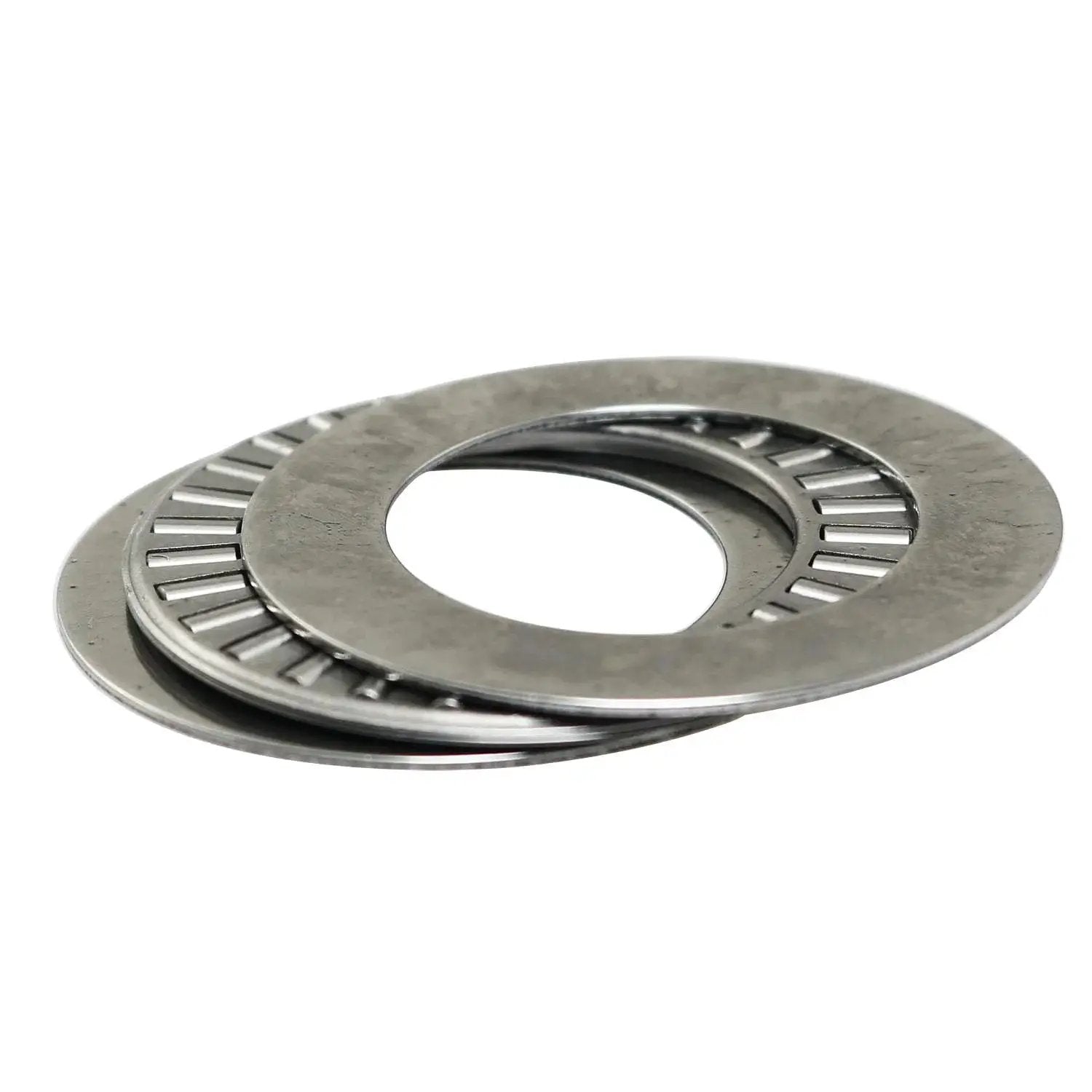 Two Sets Thrust Needle Roller Bearings NTA1625 And TRA with Washers, 1-inch ID, 1.5625-inch OD, 0.078-inch thick, durable steel.