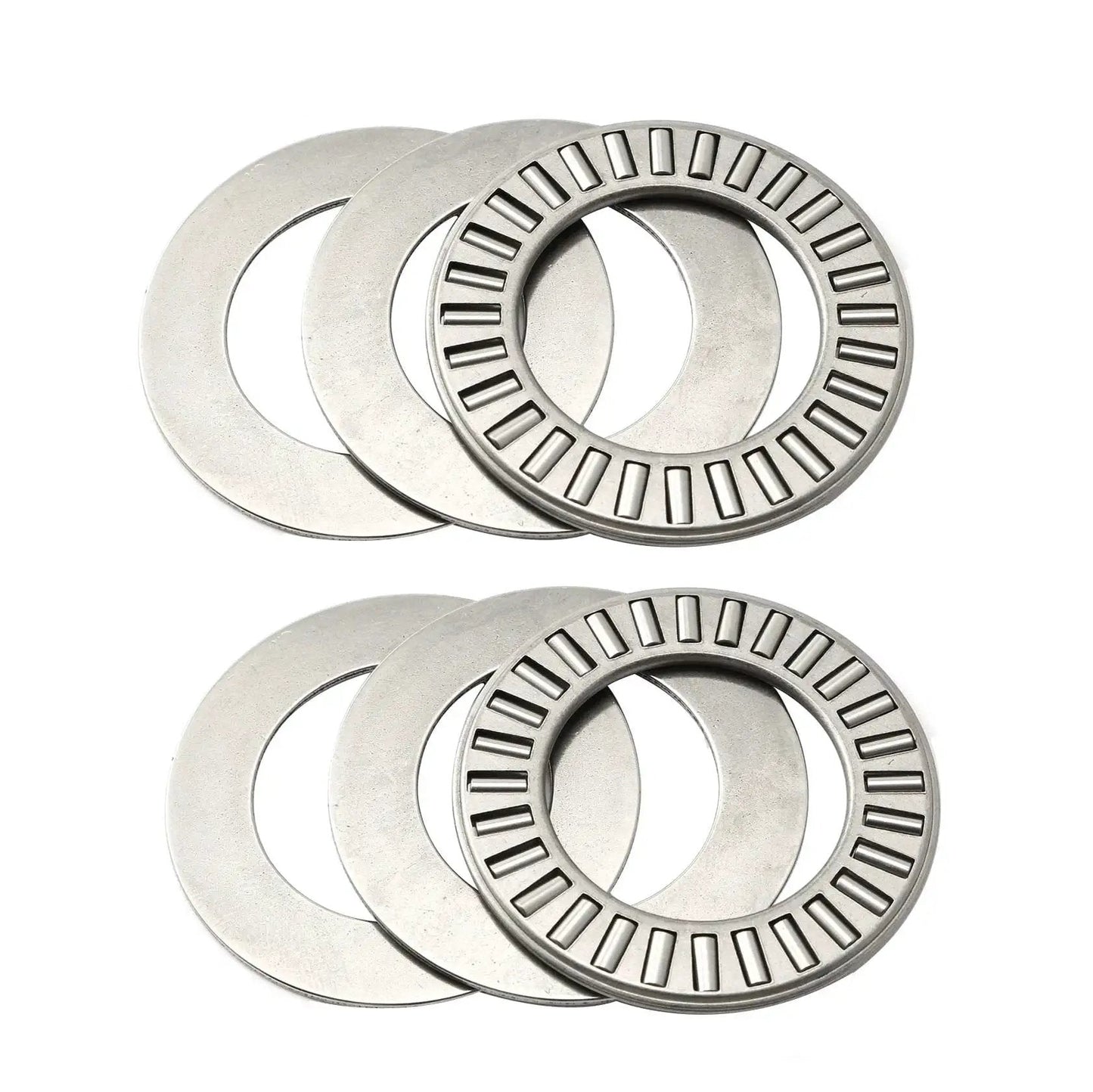 Heavy Duty Thrust Needle Roller Bearings With NTA1423 And Two Washers For High Load Applications In Chrome Steel Front View