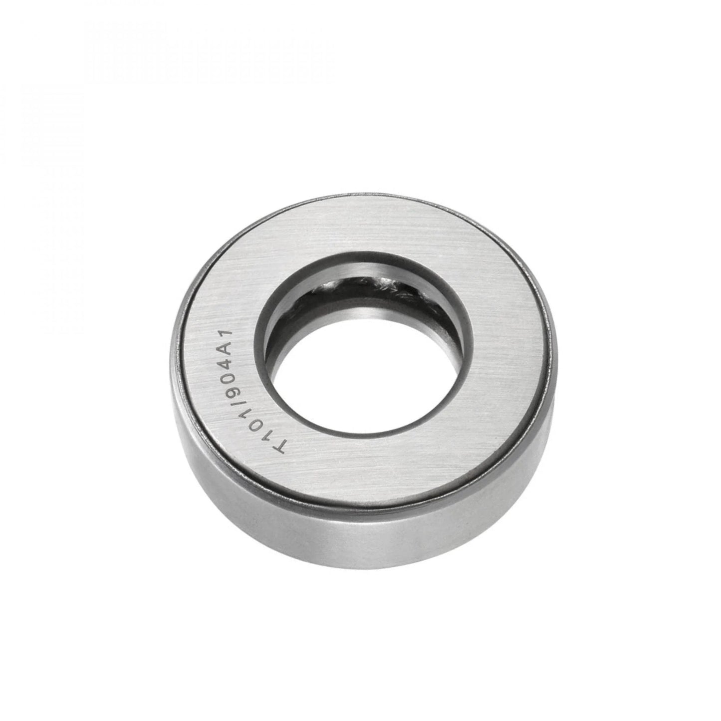 Front view of T101/904A1 Thrust Tapered Roller Bearings 1.01" Bore 2" O.D. 0.625" Width made of chrome steel.