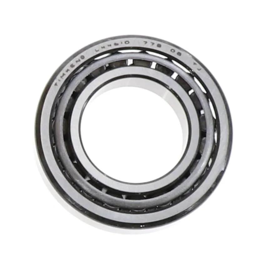 Top view of Timken SET4 L44649/L44610 Tapered Roller Bearing Cone and Cup Set, Steel, Inch, 1.0625" ID, 1.9800" OD, 0.560" Cup Width.