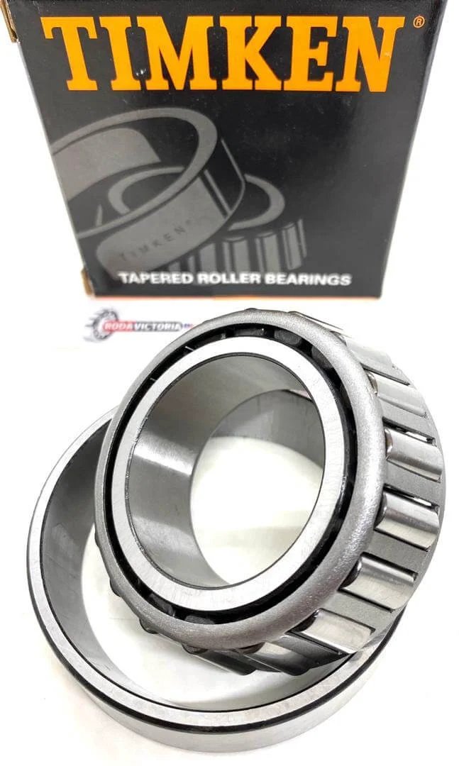 TIMKEN 25580/25520 1-3/4" Tapered Roller Bearing Set A52 SAME DAY SHIPPING!!! front view with box and bearings
