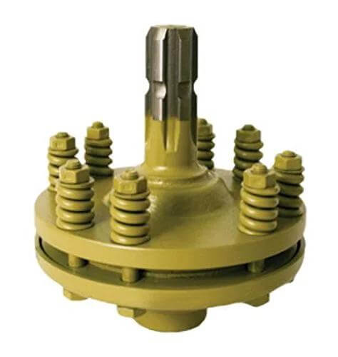 Torque Limiter 1 3/8" 6 Spline Male / 1 3/8" 6 SpL Part No: A-ECC0020, slip clutch, rotary cutter conversion, 6-spline interface