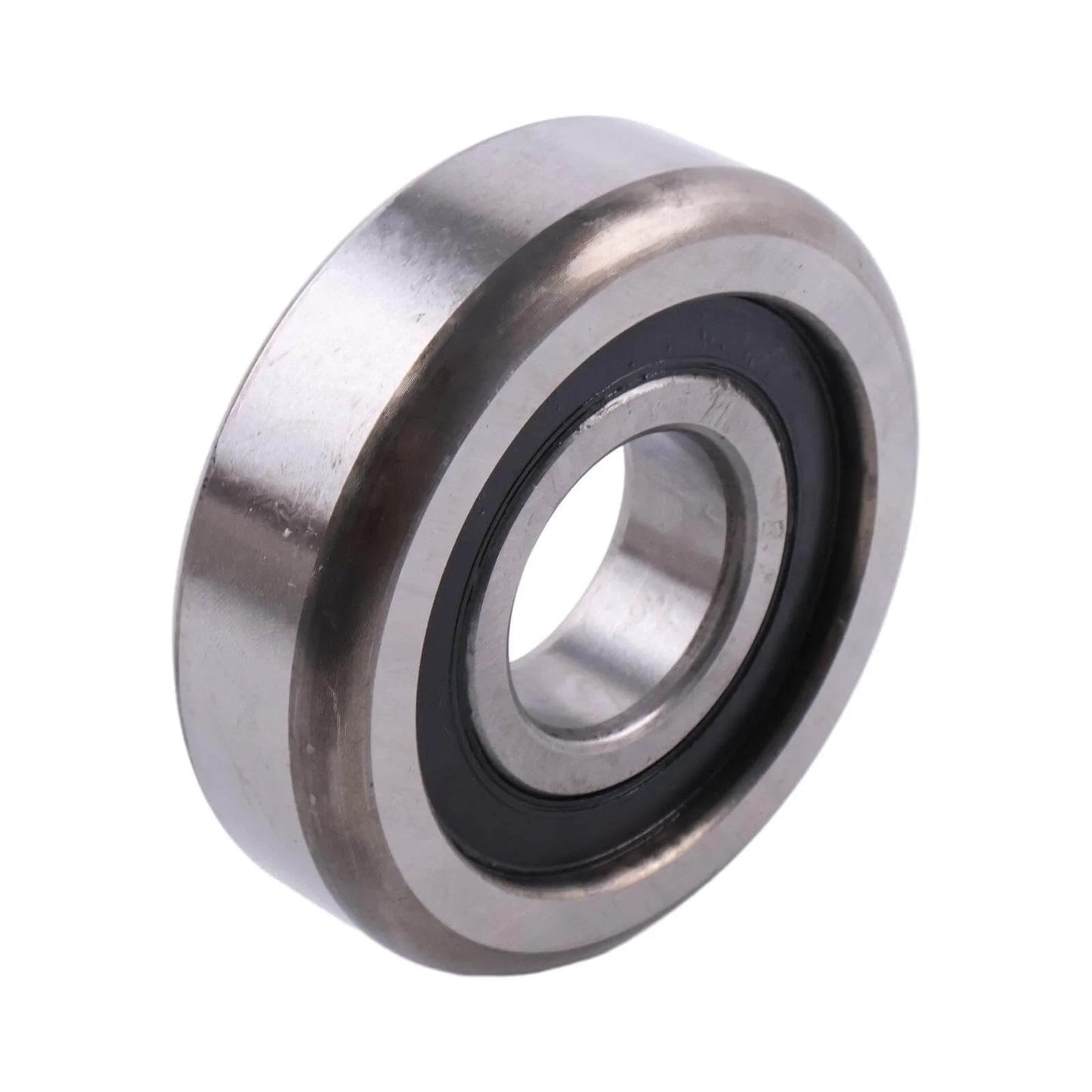 Mast roller bearing 61236-10480-71 compatible with Toyota forklifts, close-up view, showing metal finish and circular design.