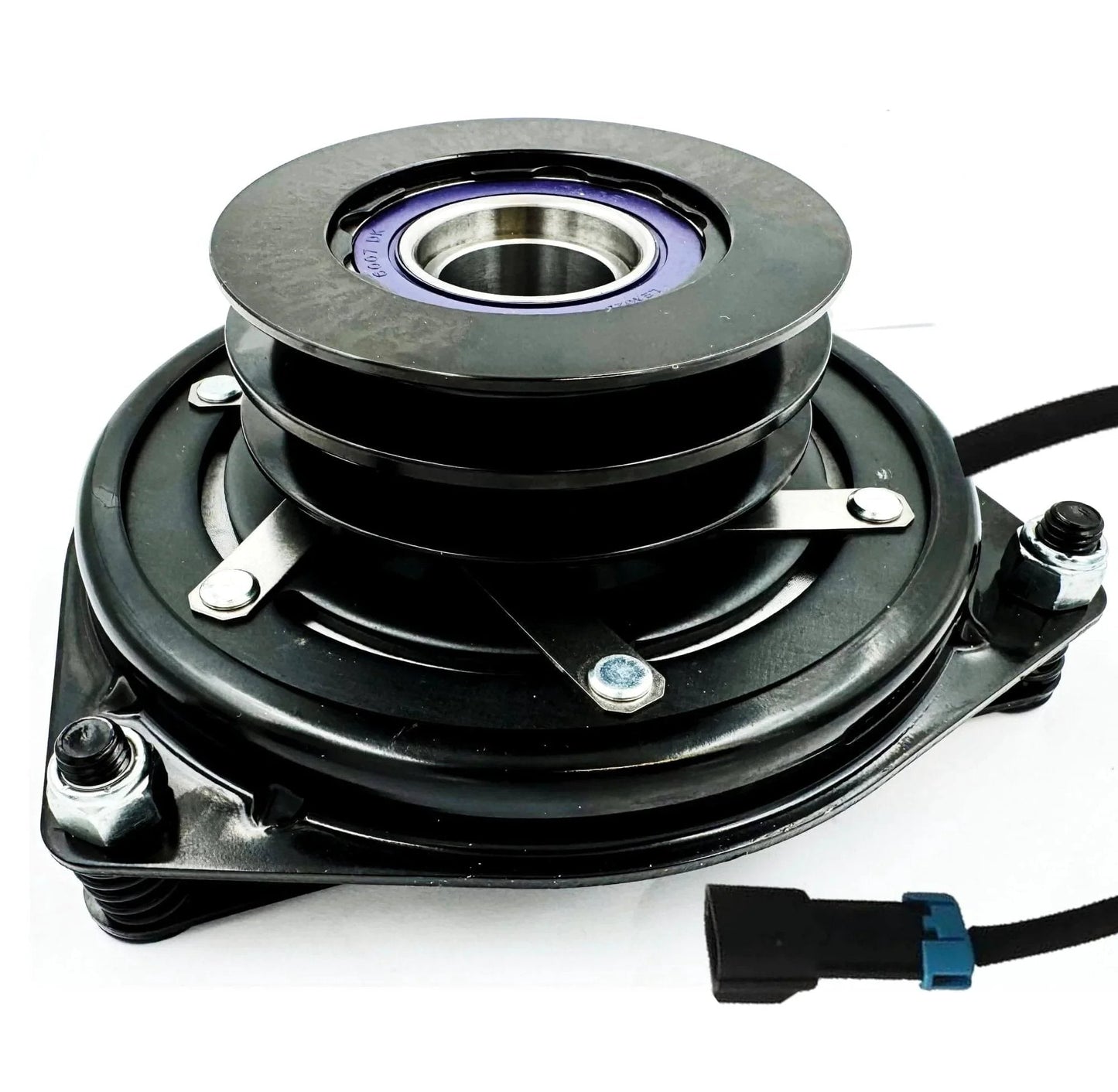 HD Switch High Torque 175ftlbs (OEM 150) Solid Steel Billet Pulley Electric PTO Clutch 1686881SM for lawn tractor