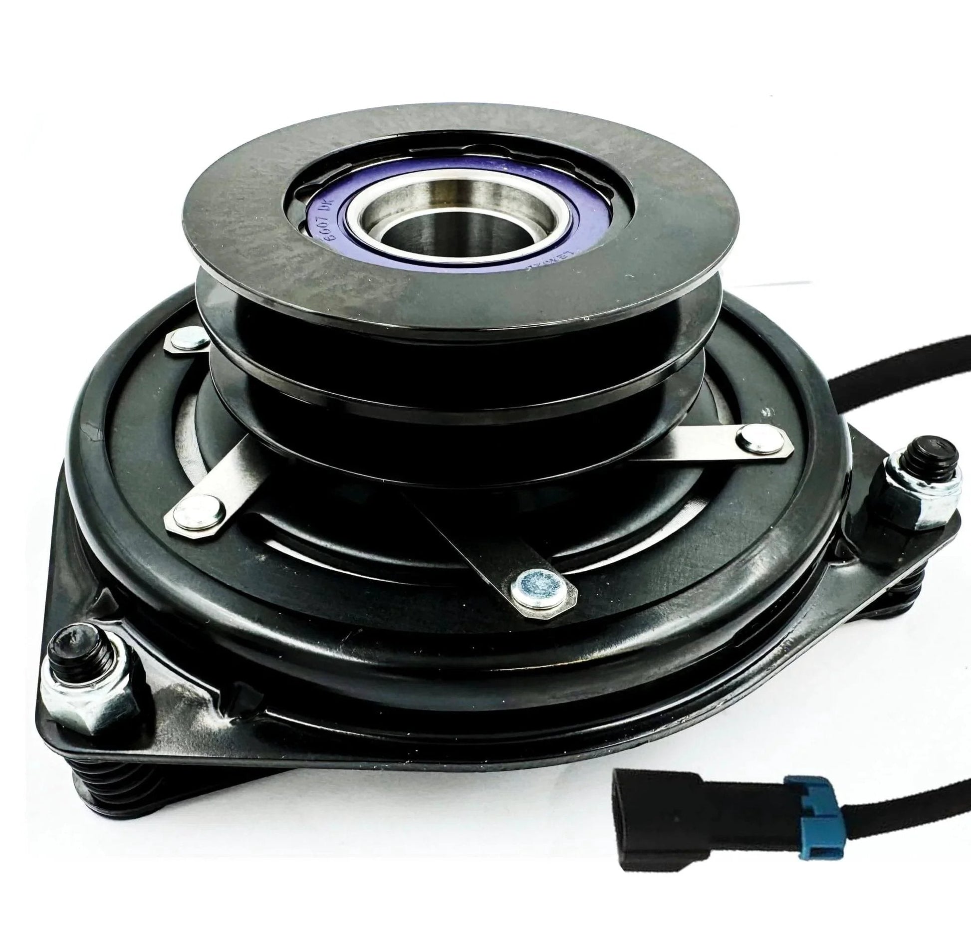 HD Switch High Torque 175ftlbs (OEM 150) Solid Steel Billet Pulley Electric PTO Clutch 1686881SM for lawn tractor