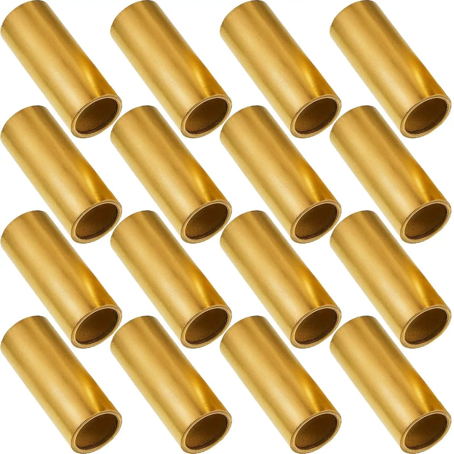 Trailer Leaf Spring Bushing Kit 16 Piece Bronze Shackle Bushings For Trailer Axle Replacement Double Eye Springs Nine Sixteenth Inch Inner Diameter Eleven Sixteenth Inch Outer Diameter One And Three Quarter Inch Length Heavy Duty Construction