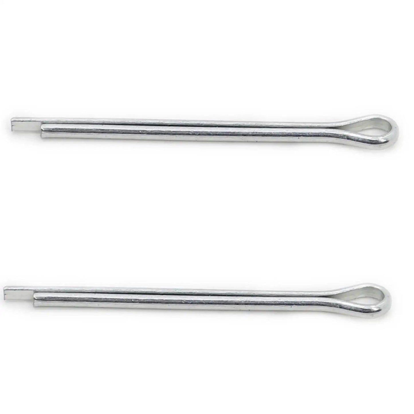 Two cotter pins from complete trailer wheel hub bearing kit for 1.0625 inch axles with seals, essential for secure fastening.