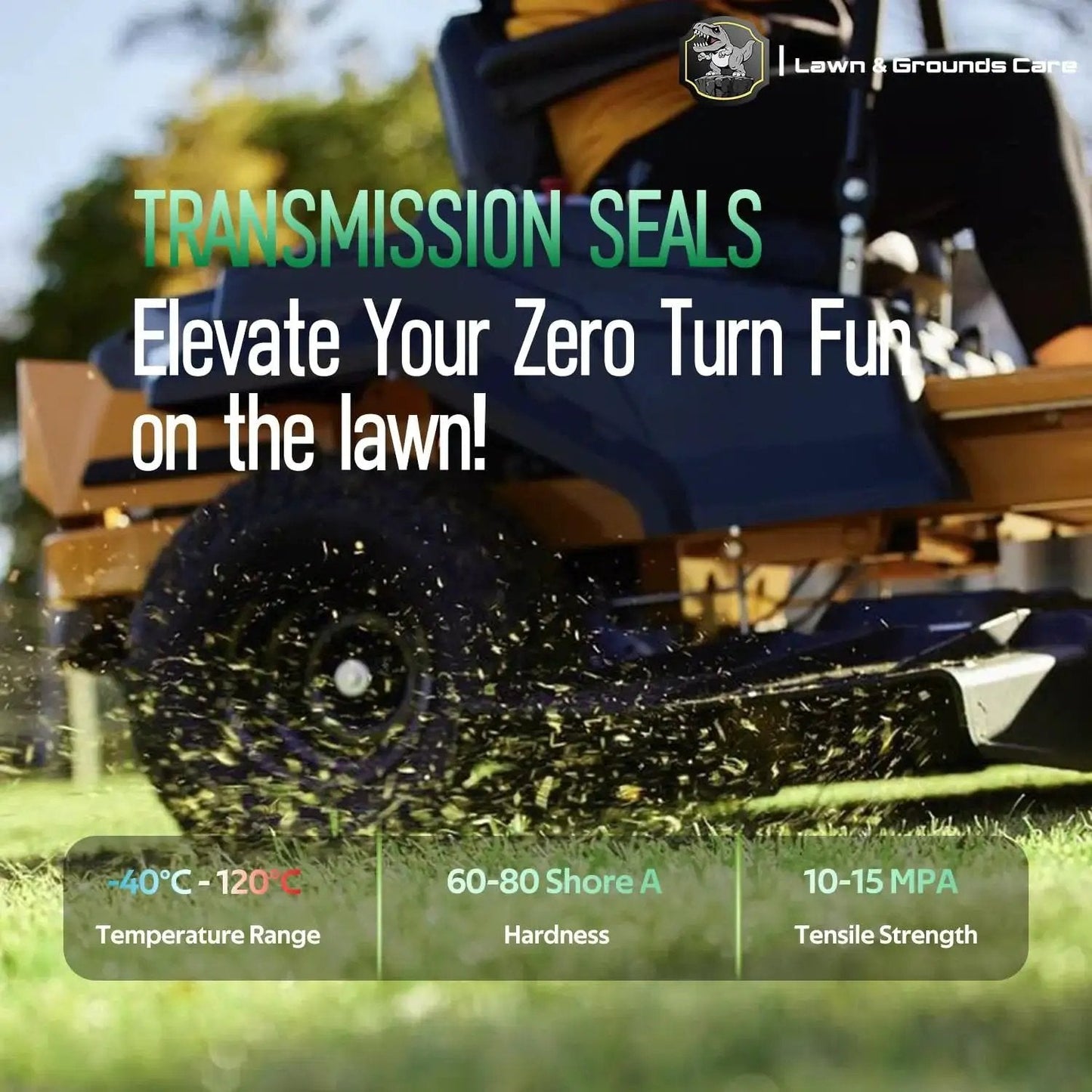 Lawn mower with Hydro-Gear transmission using Transaxle Seal Service Kit For ZT-2800 ZT-3100 ZT-3200 ZT-3400 Rebuilds.