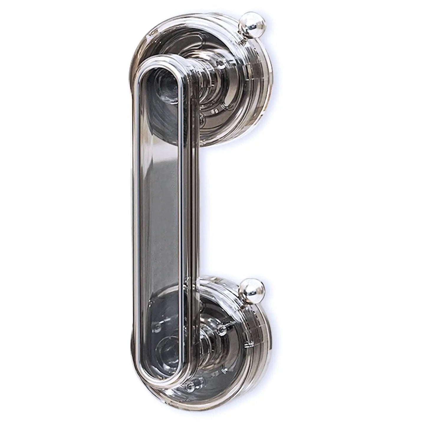 Adhesive Suction Cup Door Handle For Cabinets Windows Glass Doors And Refrigerators Transparent Black Durable PET ABS Construction