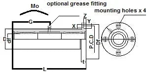 TRKC12GUU NB 12mm Slide Bush Bushings Miniature Motion Linear Bearing