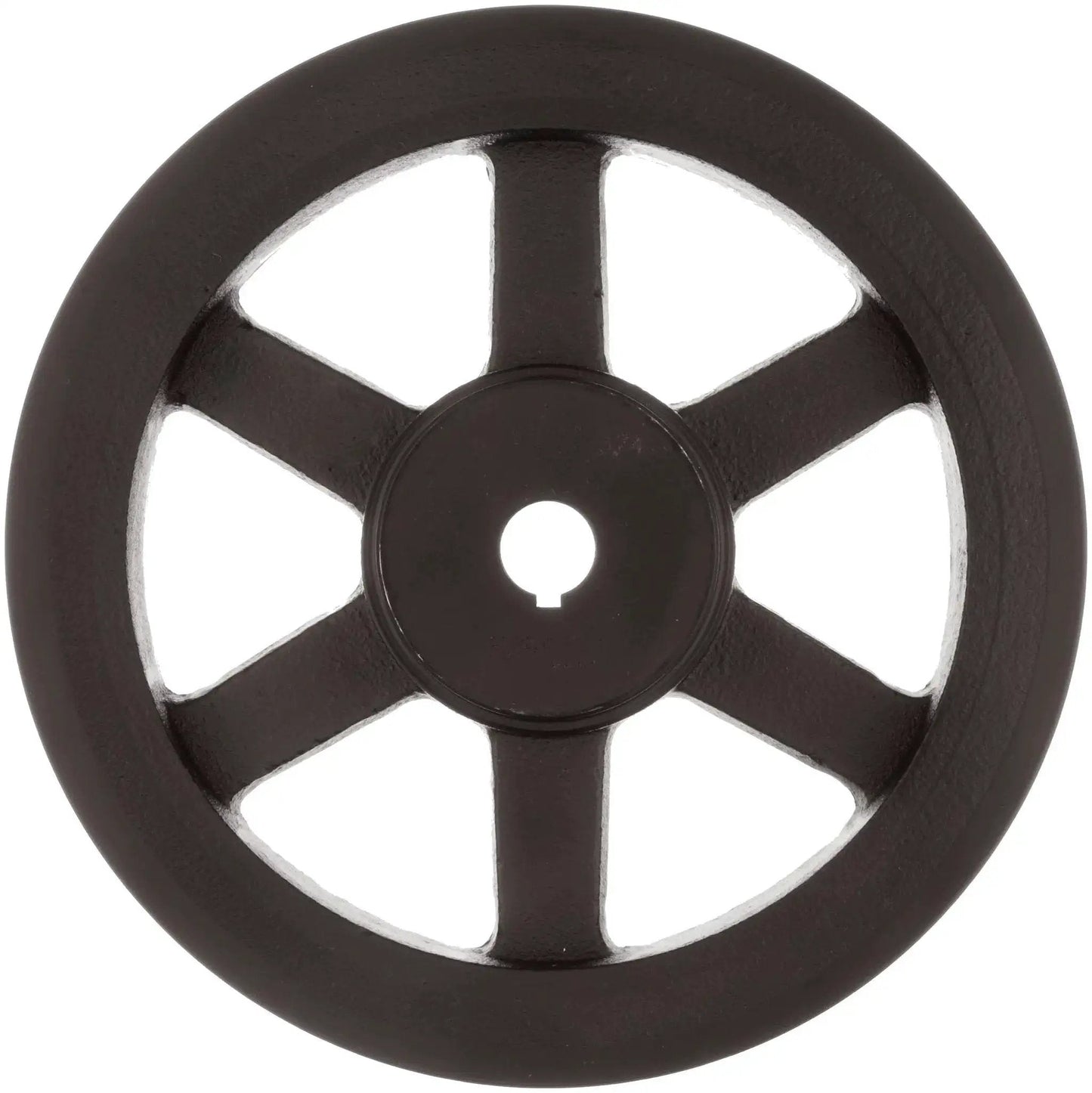 Front view of FHP Two Groove Sheave BS 2BK90 for 4L 5L or B belts, 3/4 inch bore, gray cast iron, Class 30, 8.75 inch diameter.