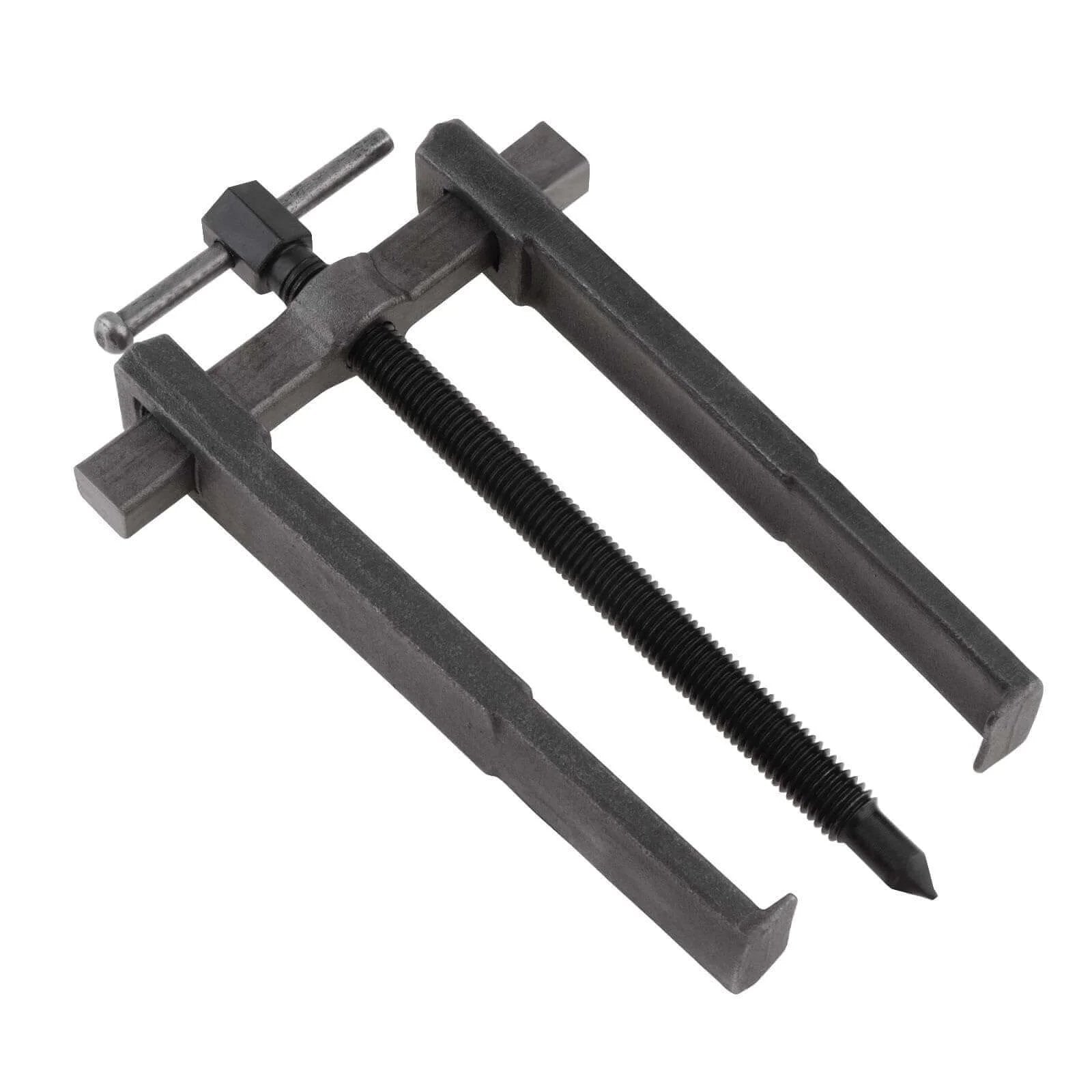 Two Jaws Bearing Puller/Remover tool made of carbon steel, showing adjustable mechanism, used for pump pulley removal, size 8 inch.