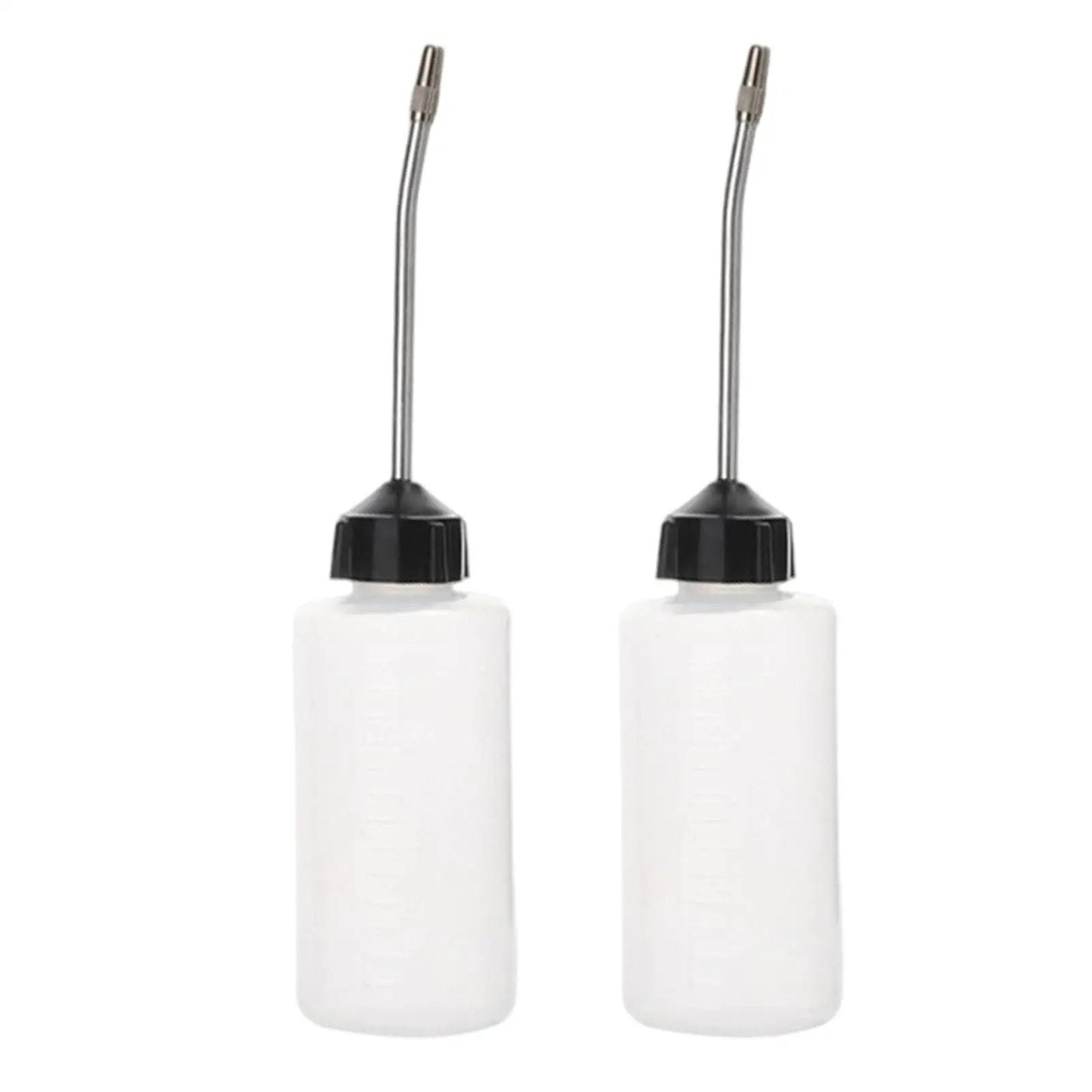 Two Pack 120ml Sewing Machine Oil Can Set With Precision Long Nozzle Lubricant Dispenser For Cable Turbine Automotive Care Must Have Household Crafting Industrial Equipment And Thread Tools Pro Grade Oil Bottles