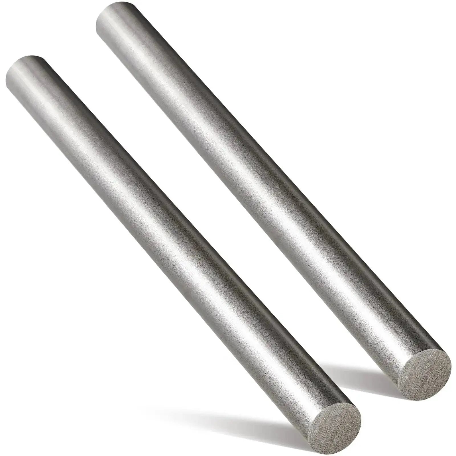Two Pack 12 Inch Long 0.625 Inch Diameter 1018 Carbon Steel Round Rods, Cold Rolled, Unpolished Finish, Steel Bar Stock For Shafts