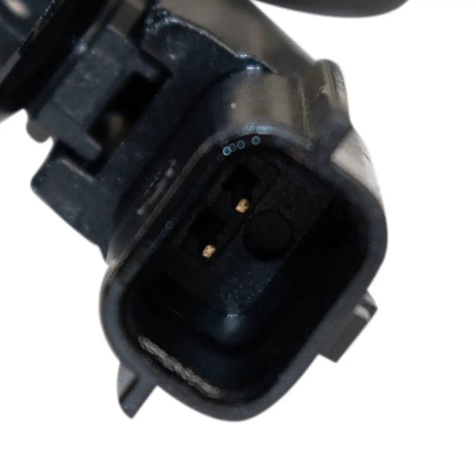Close-up of connector on Front Wheel Bearing And Hub Assembly For 2017 Through 2023 Nissan Titan 4WD Direct Fit Replacement.