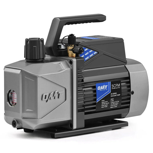 Two Stage A2L Sparkless Ignition-Proof Vacuum Pump For Auto HVAC Systems, 5 CFM, Half Horsepower, Orion Motor Tech