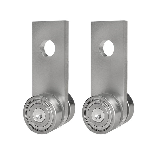 2 Wheel Heavy Duty Trolley Assembly for 1-5/8 Inch Strut Channel Steel Bearing Rollers Rated up to 1800 lb