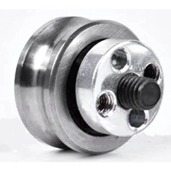 U Groove Ball Bearing + Fixing Screw Double Row Pulley SG15 + Eccentric Wheel