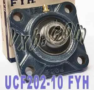 UCF-202-10 FYH Square Flanged Bearing 5/8 Inner Mounted Bearing