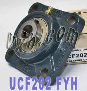 UCF-202 FYH Square Flanged Bearing 15mm inner Diameter Mounted Bearing