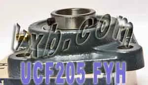 UCF-205 FYH Square Flanged Bearing 25mm inner Diameter Mounted Bearing