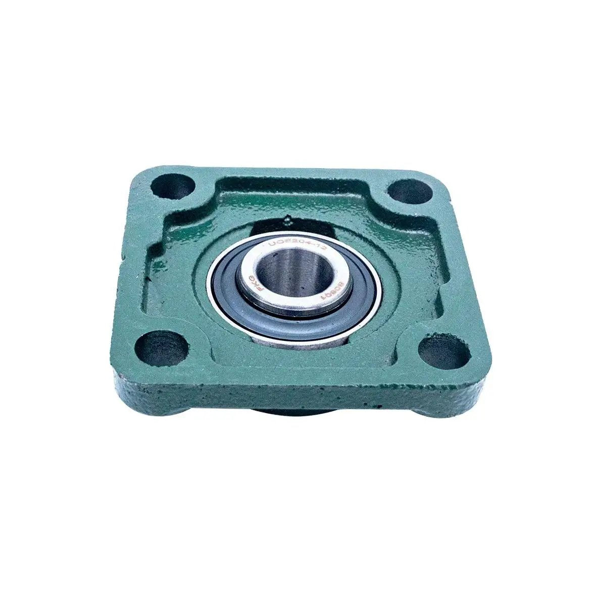 UCF204-12 Pillow Block Bearing Three Quarter Inch Bore Square Flange Mounted Bearing with Cast Iron Housing