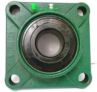 UCF207-23 1 7/16" Black Oxide Plated Insert + Square Flanged Mounted Bearing